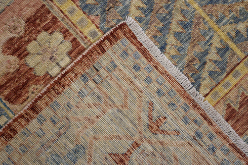 Vintage Afghan Area Rug (9' x 11')